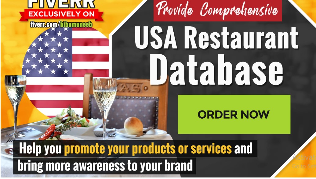 usa resturants emaild atabase